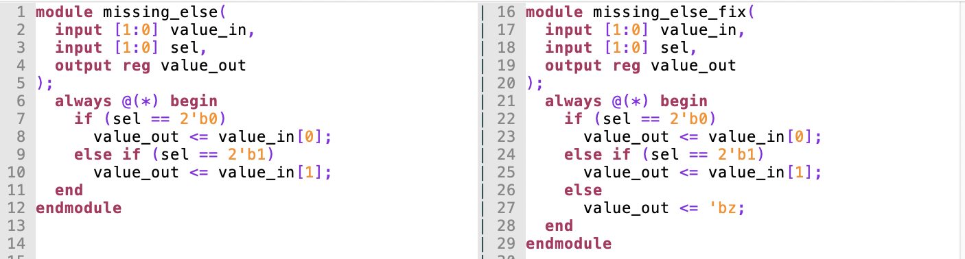 example code
